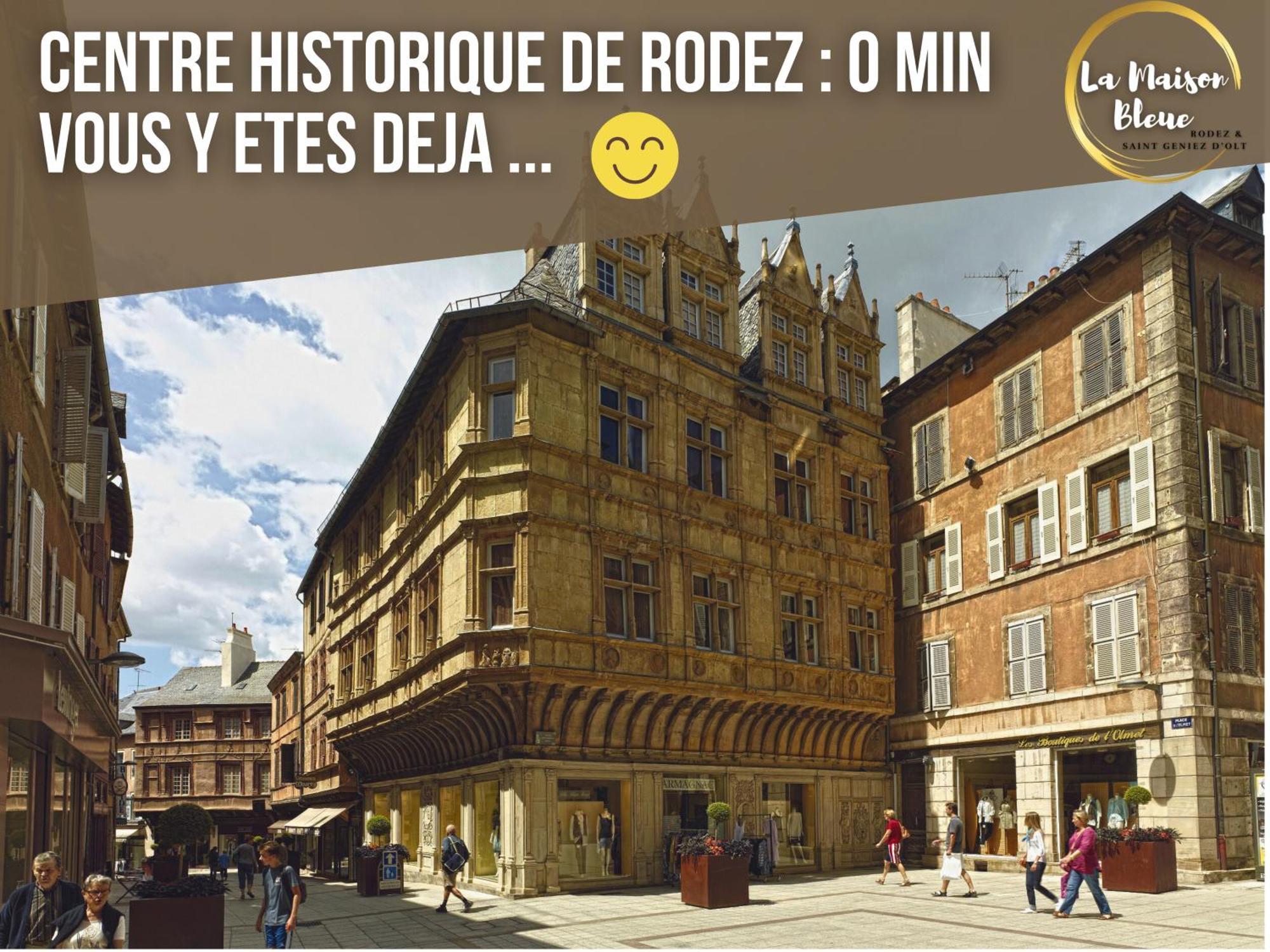 La Maison Bleue, Suite Rodez Bagian luar foto